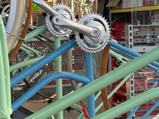 Roetz werkplaats closeup fiets